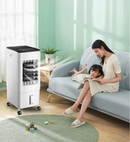 Refroidisseur d'air par évaporation de climatiseur portable haute capacité 10L pour la maison, l'extérieur et l'hôtel avec télécommande à 3 vitesses