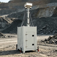 Torre de Seguridad Móvil Multifuncional con Logotipo Personalizado Disponible, con Orificios y Ganchos para Montacargas, Fácil Transporte y Carga