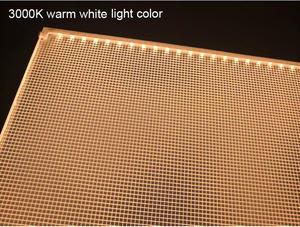 Placa guía de luz PMMA multifuncional con líneas de tallado, tipo descendente, para panel de luz inteligente con atenuación, Rina Tech Supply - Product Image 4