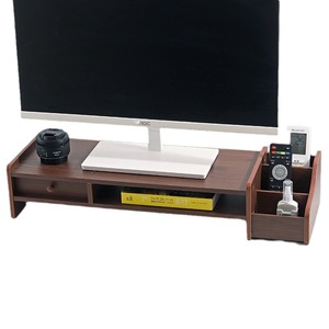 Office Organizer Monitor <b>Riser</b> 2 Tier Desktop Shelf With Storage Drawer For <b>Desk</b> Organization - Product Image 5