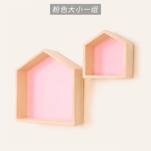 <span class=keywords><strong>Estantes</strong></span> de pared de madera Natural <span class=keywords><strong>para</strong></span> decoración de habitación de niños y niñas, repisa decorativa de alta calidad <span class=keywords><strong>para</strong></span> dormitorio infantil - Product Image 6