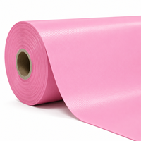 Tissu Air Dancer en PVC tricoté warp, résistant aux intempéries, rose féminin 1000D 20x20, pour fêtes à thème