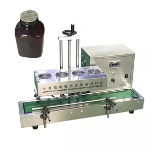 Satılık fincan alüminyum folyo kapak yapıştırma makinesi alüminyum folyo su bardağı yapıştırma makinesi şişe kapatma makinesi şişe mühürleyen