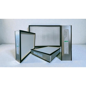 Filtre HEPA HongRwei à cadre en aluminium, efficacité 99,999 %, avec média en fibre de verre ultra-fine, température maximale 80 °C, garantie 1 an - Product Image 3