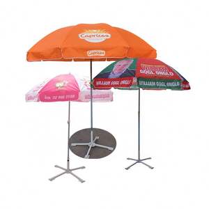 Impression personnalisée grand <span class=keywords><strong>parasol</strong></span> de jardin extérieur imperméable plage Uv parapluie auvent 48 pouces - Product Image 6