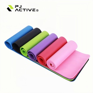 Tapete de Yoga Antideslizante <span class=keywords><strong>Grande</strong></span> de NBR de 8 mm de Grosor, Universal, con Logotipo Personalizado PINJIAN, para Principiantes, Ejercicio y Deportes - Product Image 1