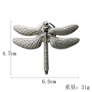 Tiradores de armario de libélula, tirador de cajón de armario, cajón de armario de metal - Product Image 4