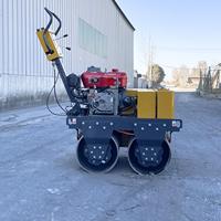 Nouveau Compacteur Vibrant de Route à Rouleaux, Double/Simple Tambour, Autoporté pour l'Asphalte