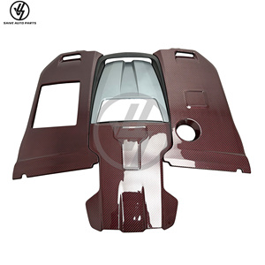 R Style Dry Carbon Fiber Car <b>Engine</b> Cover <b>Hood</b> for Mercedes Benz G Wagon W464 G63 2019-2024 Carbon Front Bonnet Auto Parts - Product Image 1