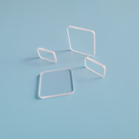 Fenêtre de protection laser en verre de quartz de silice fondue avec revêtement AR, lentille de filtre optique 1064 nm pour machines laser