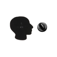 Ensemble d'épingles en émail noir sur le thème des mathématiques, avec slogan 'J'aime les mathématiques', en alliage de zinc, pour sac à dos, veste, chapeau, revers, décoration, cadeau