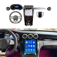 Kit di Aggiornamento Interno da W205 a W206 2014-2021, Cruscotto con Schermo Verticale per Mercedes Benz Classe C Berlina