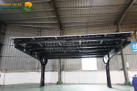 Supports de montage solaire OEM ZAM pour abris de voiture, supports de montage solaire en acier au carbone pour abris de voiture, supports de montage solaire photovoltaïque pour abris de voiture