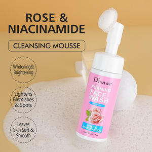 Espuma Facial Limpiadora <span class=keywords><strong>de</strong></span> Rosas con Niacinamida para el Cuidado <span class=keywords><strong>de</strong></span> <span class=keywords><strong>la</strong></span> Piel, Ilumina, Aclara <span class=keywords><strong>Manchas</strong></span>, Suaviza, Mousse Limpiadora Facial - Product Image 3