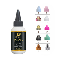 Vente en gros de colle pour cheveux 60ml de marque privée de haute qualité colle pour perruque imperméable adhésif invisible pour dentelle avec stock adéquat