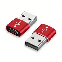 Nueva Promoción: Adaptador de Aleación de Aluminio Tipo-C Hembra a USB 3.0 Macho, Compatible con Carga y Transmisión de Datos