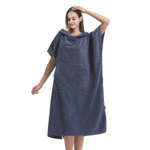 Capa de aros de microfibra para <span class=keywords><strong>playa</strong></span>, ropa de baño a prueba de viento, gruesa y de secado rápido - Product Image 2