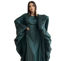 Lange, bescheiden, ademende polyester abaya voor Ramadan, bruidsdouches, modeshows en vrijwilligersactiviteiten