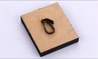 Di alta qualità in acciaio personalizzato lama giapponese taglio del legno muore in legno per incisione Base di stampo per coltello artigianale in pelle
