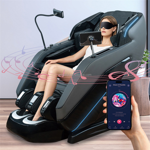 Chất lượng cao sang trọng 4D đầy đủ cơ thể không trọng lực nhà ghế massage LCD màn hình cảm ứng không dây điều khiển từ xa nén nóng massage - Product Image 6