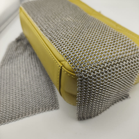 Maille de chaîne en acier inoxydable de qualité supérieure, résistante à l'usure, pour sacs à main et accessoires vestimentaires