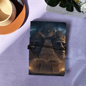 วารสาร A6เหมาะสำหรับการสรุปกลยุทธ์ลูกค้าของที่ปรึกษาทางธุรกิจและติดตามใบหน้าหินยักษ์และพีระมิด - Product Image 1