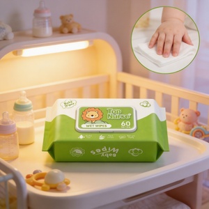 Toallitas Húmedas Orgánicas Ecológicas Personalizadas al por Mayor para Bebés, Antibacterianas y Extra Suaves, Muestras Gratis Disponibles - Product Image 3