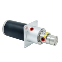 Pompe à engrenages durable à entraînement magnétique 0,9 ml/rev, en acier inoxydable, résistante aux acides et aux alcalis, avec moteur CC à balais, pour huiles à faible viscosité