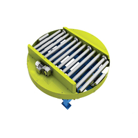 Table rotative entraînée par chaîne avec convoyeur à rouleaux de palettes Manutention de matériaux pour palettes lourdes