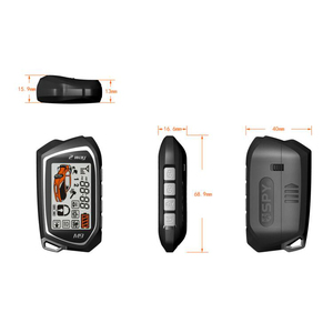 <span class=keywords><strong>LCD</strong></span> từ xa bắt đầu thông minh Key Fob xe báo động không dây trung tâm Hệ thống khóa cho Toyota Corolla - Product Image 1