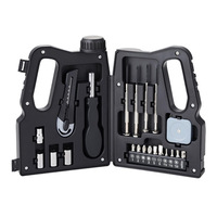 Kit d'outils portables OEM 21 pièces avec étui en forme de bidon de lubrifiant, ensemble d'outils à main robuste et de qualité supérieure pour la réparation à domicile