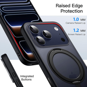 Funda Magnética Rígida de Alta Calidad Anticaídas para <span class=keywords><strong>Apple</strong></span> <span class=keywords><strong>iPhone</strong></span> 17Air 17 16 15 <span class=keywords><strong>14</strong></span> Pro Max con Soporte Magnético Giratorio de 360° - Product Image 6