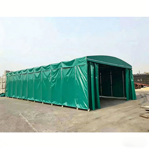 Fabricación de carpas deslizantes con marco de tubos galvanizados de alta resistencia, refugio exterior resistente a los rayos UV, carpa de almacenamiento grande. - Product Image 3