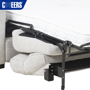 Sofá Cama Convertible Moderno de Metal MANWAH CHEERS <span class=keywords><strong>con</strong></span> Colchón Extraíble para Sala de Estar, Dormitorio, Hotel y Espacios Pequeños - Product Image 5