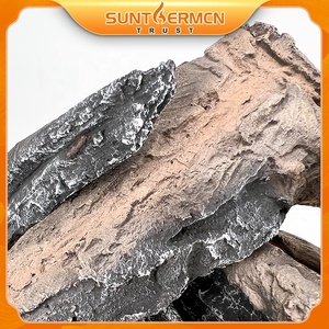 <span class=keywords><strong>Chimenea</strong></span> de gas de madera artificial Registros Chimeneas de gas sin ventilación <span class=keywords><strong>para</strong></span> decoración Registros de gas de cerámica - Product Image 4
