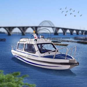 Voll überdachter Cabin Ocean Patrol Cruiser 6M Fiberglas-Hochgeschwindigkeits-Fischerboot - Product Image 2