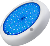 Luces LED para Piscina de Resina y Acero Inoxidable 316SS, IP68 Impermeables, AC12V 18W, Extra Planas, Montaje en Superficie, Control Remoto