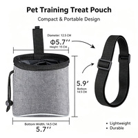 Sac de dressage pour animaux de compagnie, sac à friandises portable pour chien, sac multifonction pour promenades, porte-sac à déjections canines, sac de taille pour dressage canin