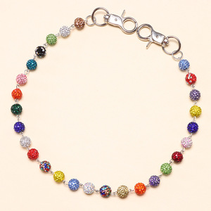 โซ่คาดเอวประดับเพชรเทียม ชั้นเดียว สีผสม โลหะผสมสังกะสี สำหรับใส่ทุกวัน แฟชั่นบอดี้เชน - Product Image 6