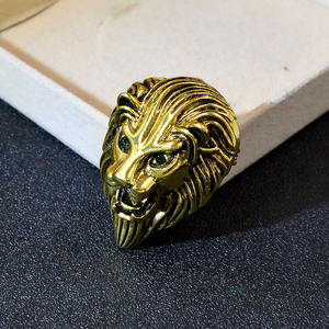 Boucle de chaussure vintage en alliage métallique or et argent, motif lion rétro, pour sandales à talons hauts pour femmes, clip de chaussure détachable, accessoires de décoration - Product Image 4