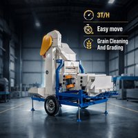 Machine mobile de traitement des semences 3 tonnes par heure 5XZC Nettoyeur et trieuse de semences