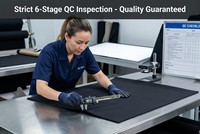 Lámina de Neopreno Personalizada de 3mm-6mm 150D, Ignífuga, Elástica, Resistente al Calor, a Productos Químicos y al Agua, para Exteriores, para Niñas, para Microondas