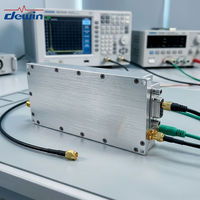 Amplificateur de puissance RF VHF UHF Dewin 50W 30-512MHz, module GaN SSPA, amplificateur à semi-conducteurs à large bande pour système de communication sans fil