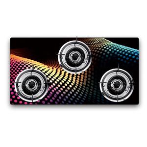 Panneaux de verre personnalisés Résistance à la chaleur Sécurité personnalisée Cuisinière à gaz à 3 brûleurs - Product Image 2