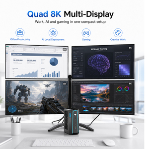 Mini PC Haute Performance 14e Génération Core RTX4070 S/5070 12G Refroidissement Liquide DDR5 64 Go SSD 4 To PCIe4.0 M2 Wifi6e BT5.3 SL-800 - Product Image 5