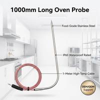 Factory Customized 100k 1% NTC Thermistor High Precision Food Probe Outdoor Barbecue Grill Oven Replacement Temperature Probe