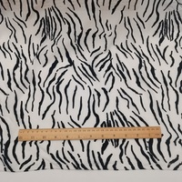 Tissu imprimé léopard pour vêtements, tissu élastique en velours imprimé, tissu en flanelle zèbre, tissu en dentelle, tissu brodé motif vache