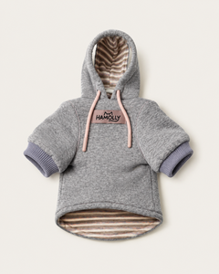 Ensemble de vêtements pour animaux de compagnie OEM : chapeau à carreaux, écharpe et sweat à capuche pour petits chiens et chats, tenue d'hiver - Product Image 4