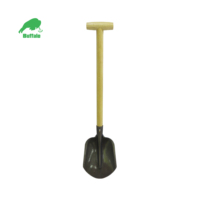 Mini Pala da Giardino Buffalo S504-21T con Manico a T in Metallo, Attrezzo Compatto per Bambini, Vendita all'Ingrosso