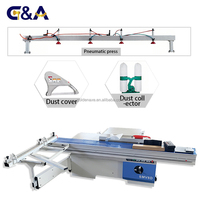 Scie à panneaux coulissante 220V 380V 45/90 degrés pour le travail du bois, prix compétitif Chine